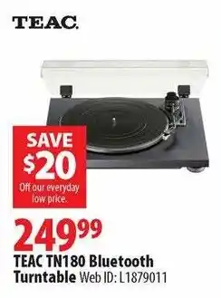 London Drugs Teac tn180 bluetooth turntable offer