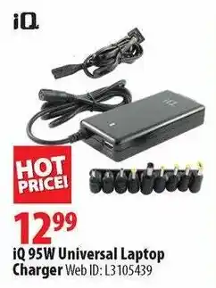 London Drugs iq 95w universal laptop charger offer