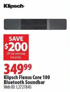 London Drugs Klipsch Flexus Core 100 Bluetooth Soundbar offer
