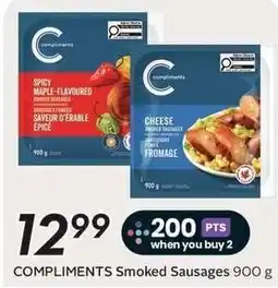 Safeway Compliments Smoked Sausages offer