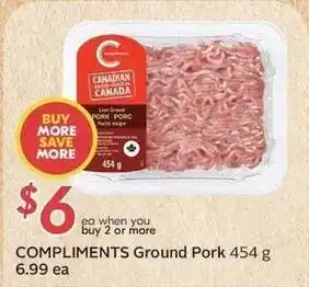 Safeway Compliments Ground Pork offer