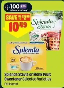 Chalo FreshCo Splenda Stevia or Monk Fruit Sweetener Selected Varieties offer
