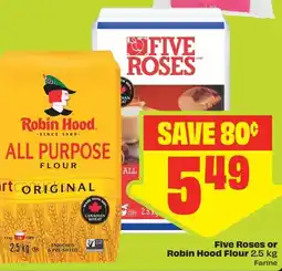 FreshCo Five Roses or Robin Hood Flour offer