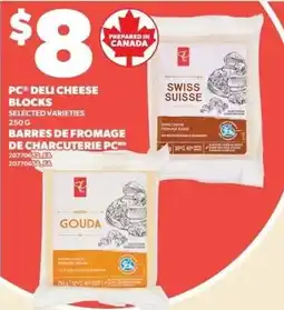Independent Grocer PC deli cheese blocks offer