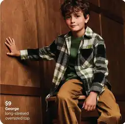 Walmart George long-sleeved oversized top offer