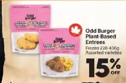 Calgary Co-op Odd Burger Plant-Based Entrees offer