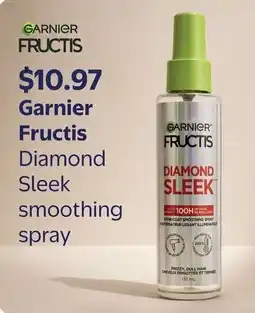 Walmart Garnier Fructis diamond sleek smoothing spray offer