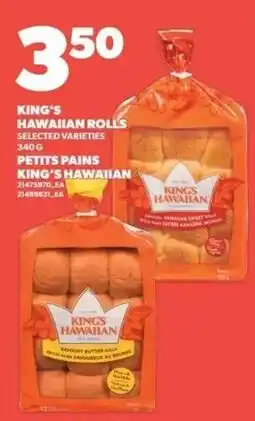 Independent Grocer King's Hawaiian rolls offer