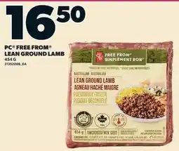 Loblaws PC lean ground lamb offer
