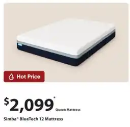 Sleep Country Simba BlueTech 12 Mattress offer