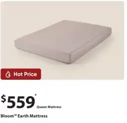 Sleep Country Bloom Earth Mattress offer