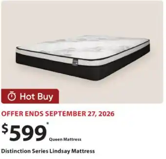 Sleep Country Distinction Series Lindsay Mattress offer