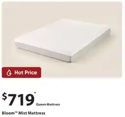 Sleep Country Bloom Mist Mattress offer