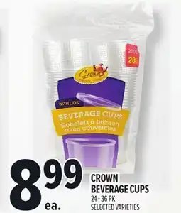 Metro CROWN BEVERAGE CUPS offer