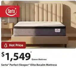 Sleep Country Serta Perfect Sleeper Elite Becalm Mattress offer