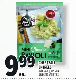 Metro CHEF TZALI ENTREES offer