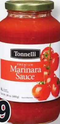 Metro TONNELLI PASTA OR PIZZA SAUCE offer