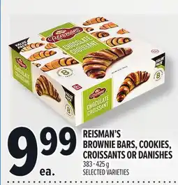 Metro REISMAN'S BROWNIE BARS, COOKIES, CROISSANTS OR DANISHES offer
