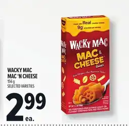 Metro WACKY MAC MAC 'N CHEESE offer