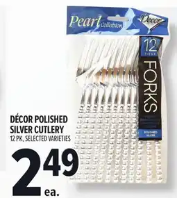 Metro DÉCOR POLISHED SILVER CUTLERY offer