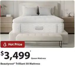 Sleep Country Beautyrest Trilliant 50 Mattress offer