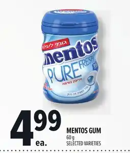 Metro MENTOS GUM offer