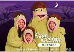 Showcase Halloween - Cozy Cuddler Big Mouth Monster Flannel Onesie offer
