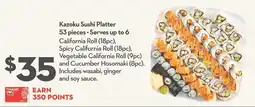 Garden Foods Kazoku Sushi Platter offer