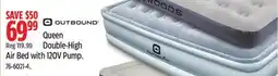 Canadian Tire OUTBOUND Queen Double-High Air Bed with 120V Pump offer