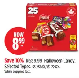 Canadian Tire Halloween Candy offer