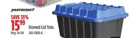 Canadian Tire Domed Lid Tote offer