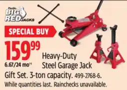 Canadian Tire Heavy-Duty Steel Garage Jack offer