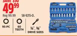 Canadian Tire Mastercraft General Use Socket Sets offer