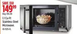 Canadian Tire 1.1 Cu-Ft Stainless-Steel Microwave offer