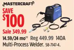 Canadian Tire MASTERCRAFT Multi-Process Welder offer