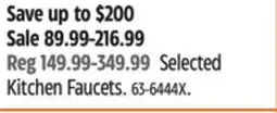 Canadian Tire Kitchen Faucets offer