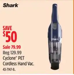 Canadian Tire Cyclone PET Cordless Hand Vac offer