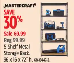 Canadian Tire 5-Shelf Metal Storage Rack offer