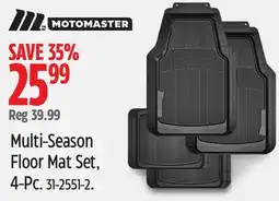 Canadian Tire MotoMaster Multi-Season Floor Mat Set, 4-Pc offer