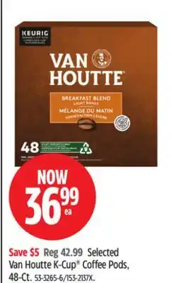 Canadian Tire Selected Van Houtte K-Cup Coffee Pods offer