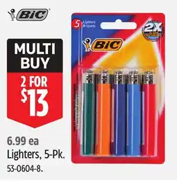 Canadian Tire BIC Lighter offer