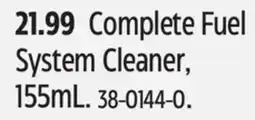 Canadian Tire Complete Fuel System Cleaner offer