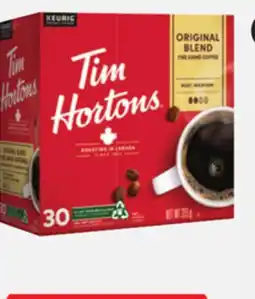 Canadian Tire Selected Tim Hortons K-Cup Coffee Pods offer
