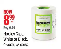 Canadian Tire Hockey Tape, White or Black offer