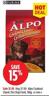Canadian Tire Purina Alpo Cookout Classic Dry Dog Food offer