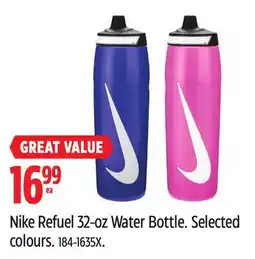 Canadian Tire Nike Refuel 32-oz Water Bottle offer