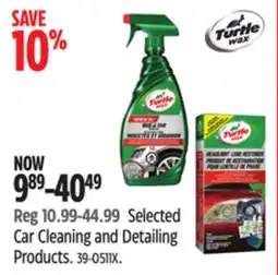 Canadian Tire Selected Car Cleaning and Detailing Products offer