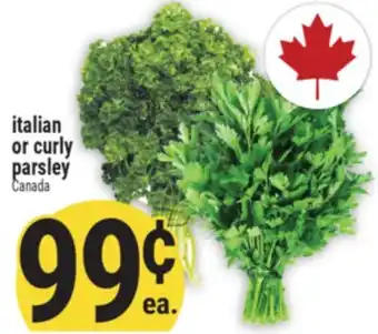Marché Adonis italian or curly parsley offer