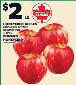 Independent Grocer Honeycrisp apples offer