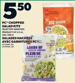 Independent Grocer PC chopped salad kits offer
